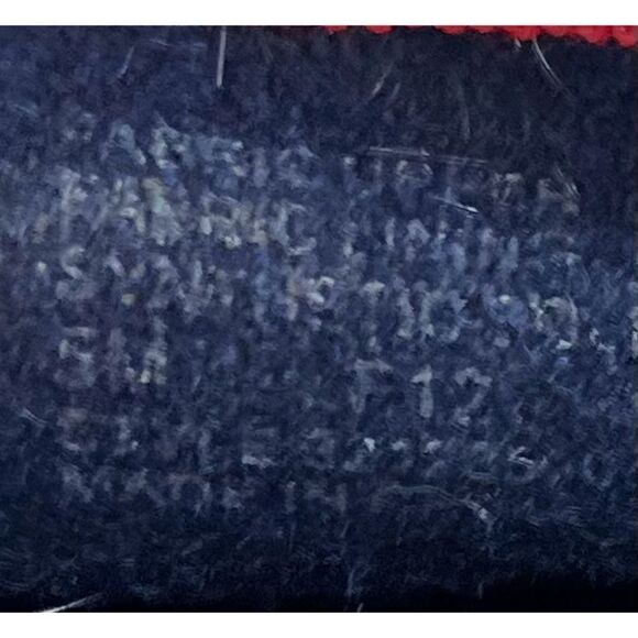 TORY BURCH Navy Blue Billy Logo Wool felt slippers Slip on Loafers Women's Sz 5 - Picture 12 of 12